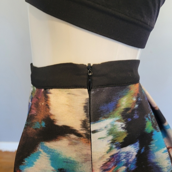 WYLDR Watercolor Print Mini Skirt, VGUC, Size S - Picture 5 of 8
